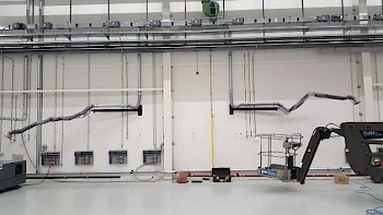 Flexibele afzuigkranen type LGF 6000.